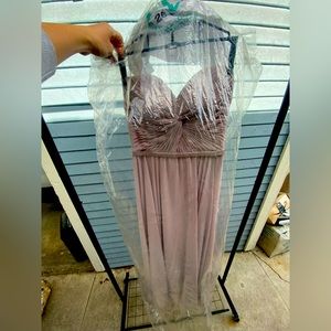 Lavender Bridesmaid Polyester dress